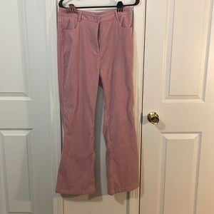 Worn once pink flare pant